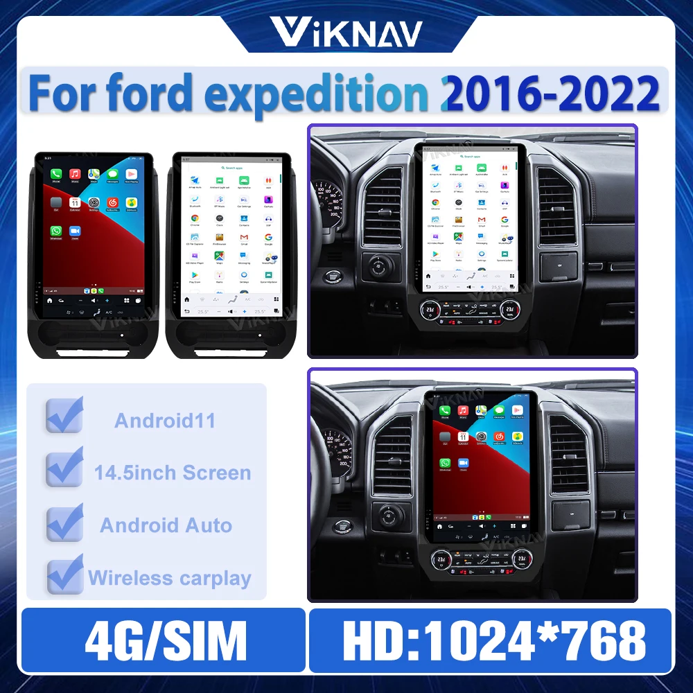 

Автомобильный радиоприемник 14,5 дюйма для ford RU 2016, 2017, 2018, 2019, 2020, 2021, 2022, Android11, GPS-навигация с двумя режимами