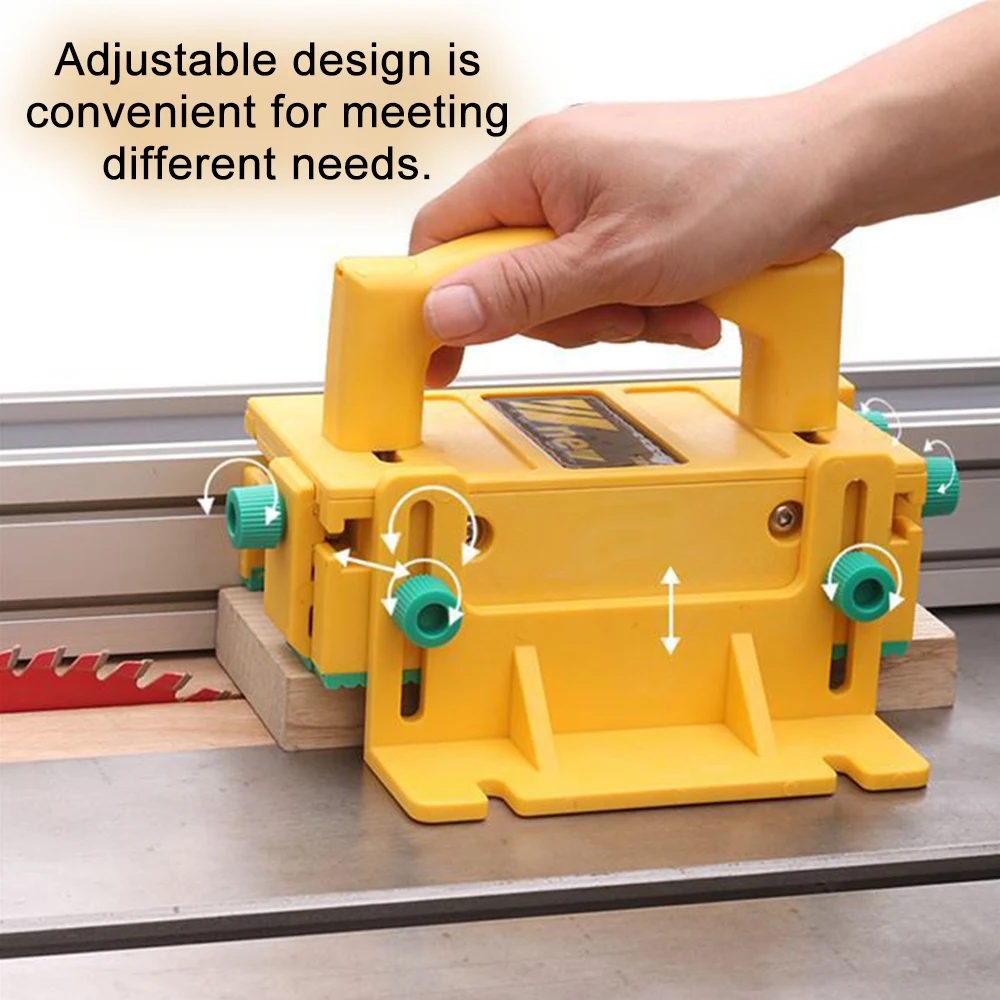 

3D Safety Push Handle Table Saws Sled for Touter Woodworking Work Protections Tools Wood Assistant Tool