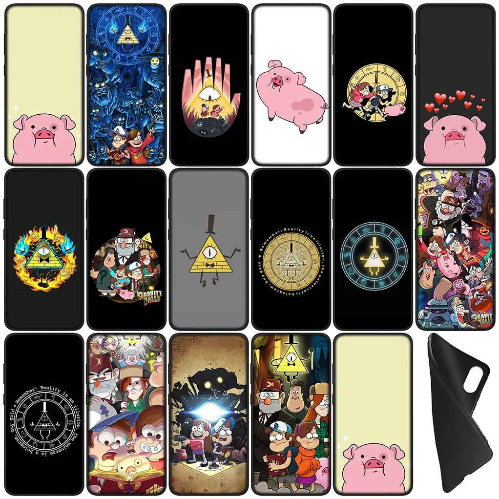 G-Gravitys F-Falls Pig Funda мягкий чехол для Samsung Galaxy S24 S23 Fe Ultra Plus A05 A55 A35 A24 A25 A15 M55 телефона