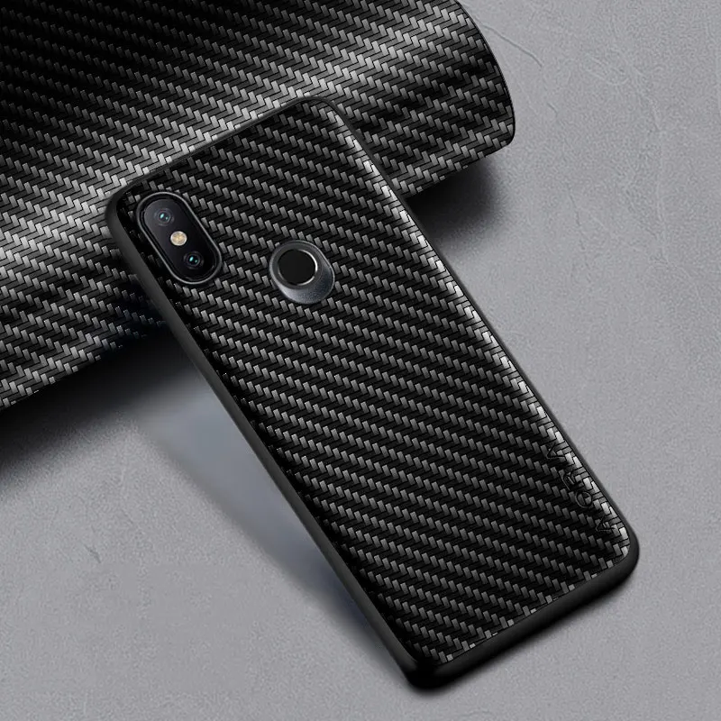 Чехол из углеродного волокна для телефона Xiaomi Mi A1 A2 Lite A3 Mix 2S 3 4 модный дизайн