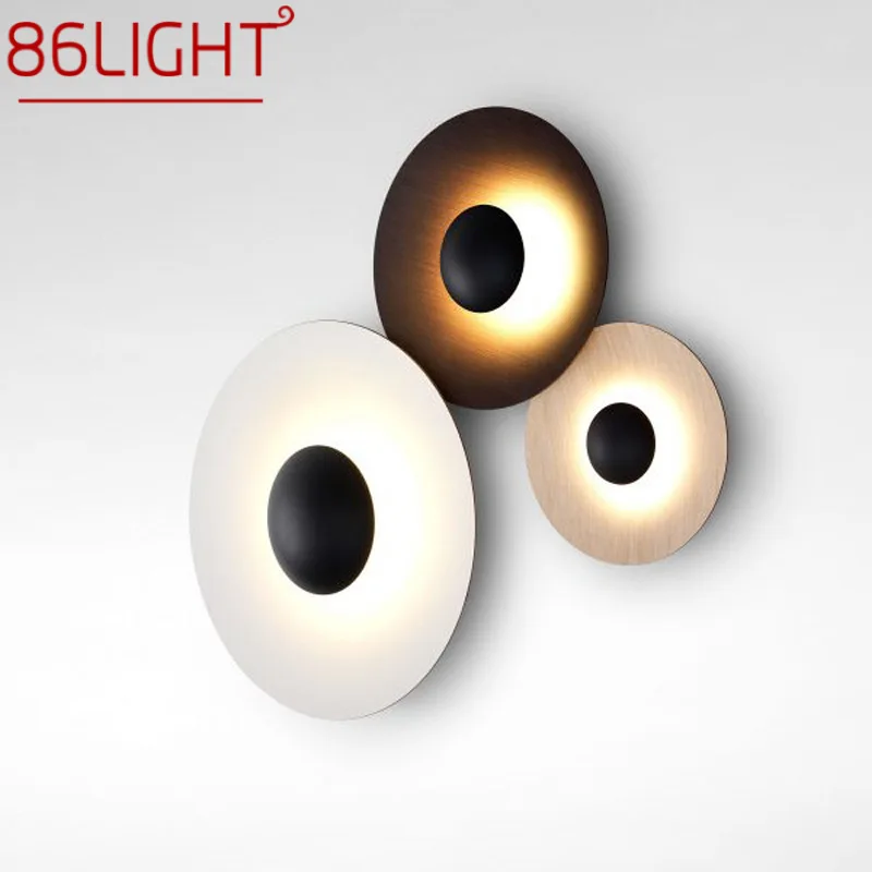 

86LIGHT Round Nordic Wall Lamp Aluminum Modern Fashion Sconce Light New Design For Bedroom Creative