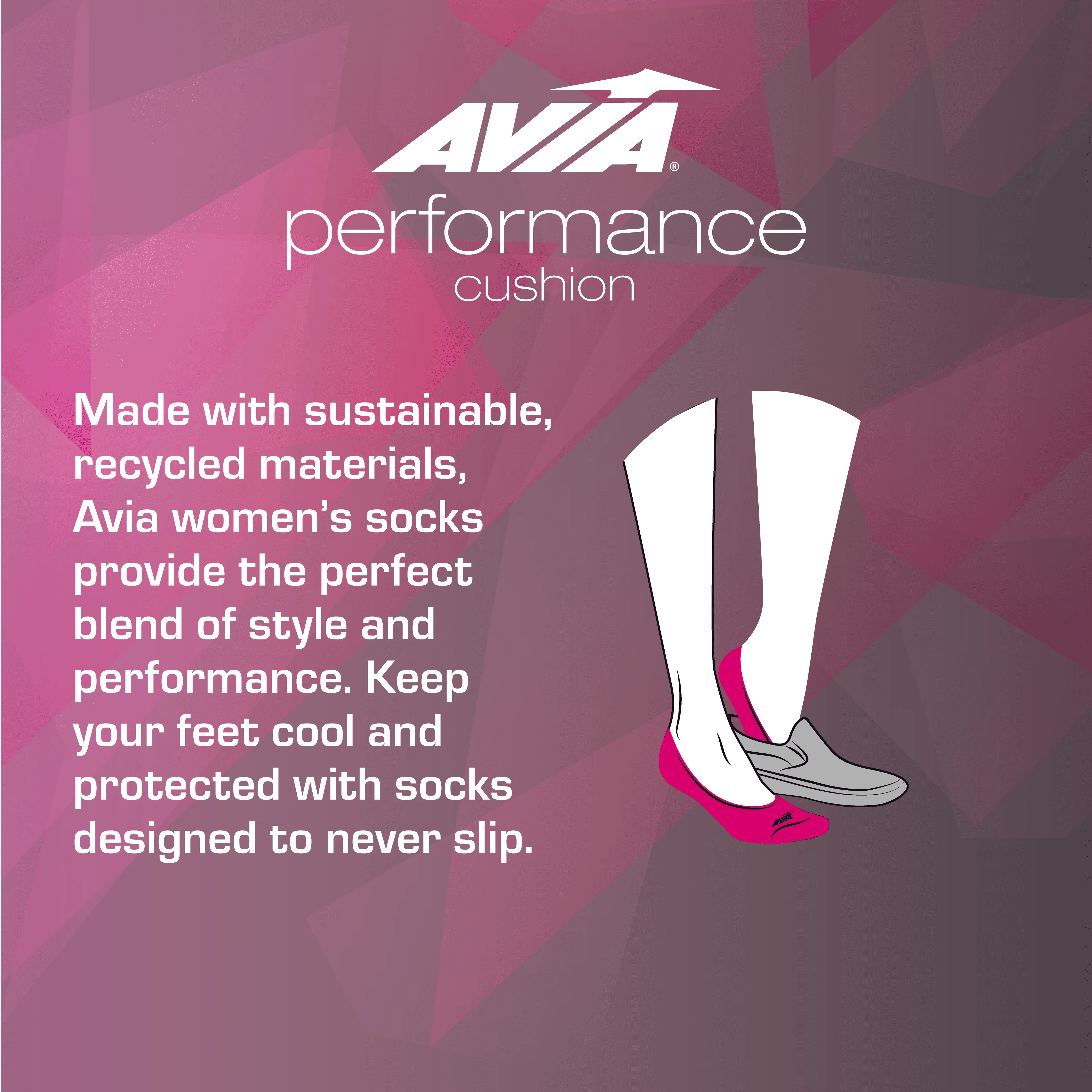 Women's Performance Cushioned Low Cut Socks, 10-Pack