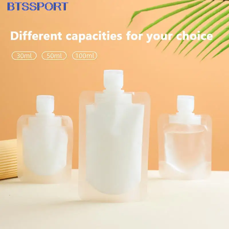 

Portable Travel Liquid Packaging Bag Lotion Dispenser Bag Refillable Shampoo Cosmetic Storage Container 30ml 50ml 100ml