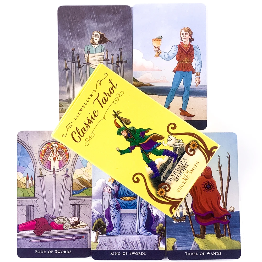 

Llewellyn's Classic Barbara Moore Tarot Cards Mini Cards Board Game Tarot and A Variety of Tarot Options