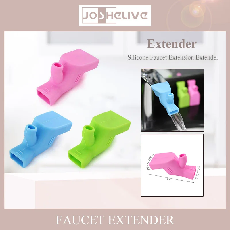 

Versatile Bathroom Kitchen Sink Faucet Guide Easy To Install Sink Candy Color Washing Device Durable High Elastic Silicone