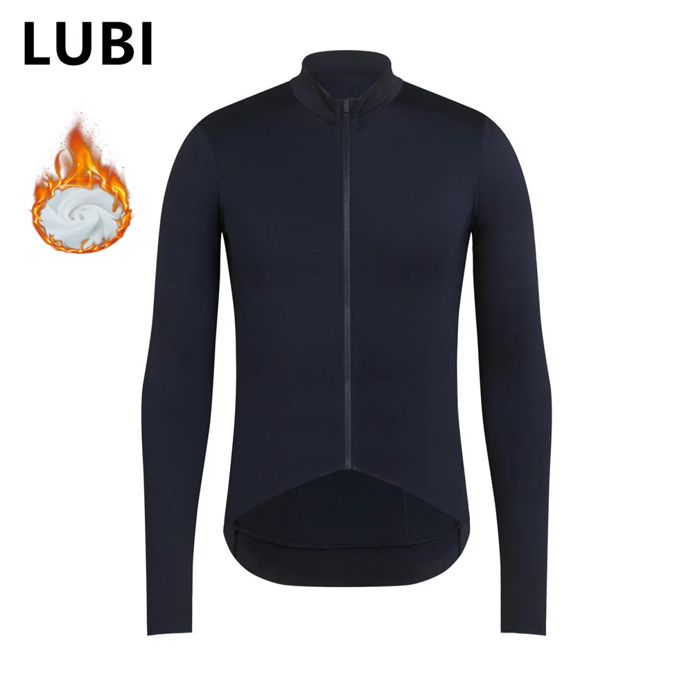 

LUBI Winter Thermal Fleece Men's Cycling Jersey long sleeve Ropa ciclismo Bicycle Wear Bike Clothing maillot Ciclismo -T5256