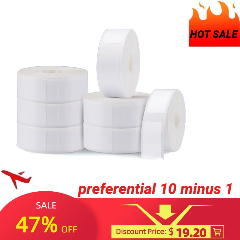 

3 roll Apply To Portable Mini Printers The Label Thermal Reel Printing Paper Adhesive Color Stickers 15x30mm Free Logistics