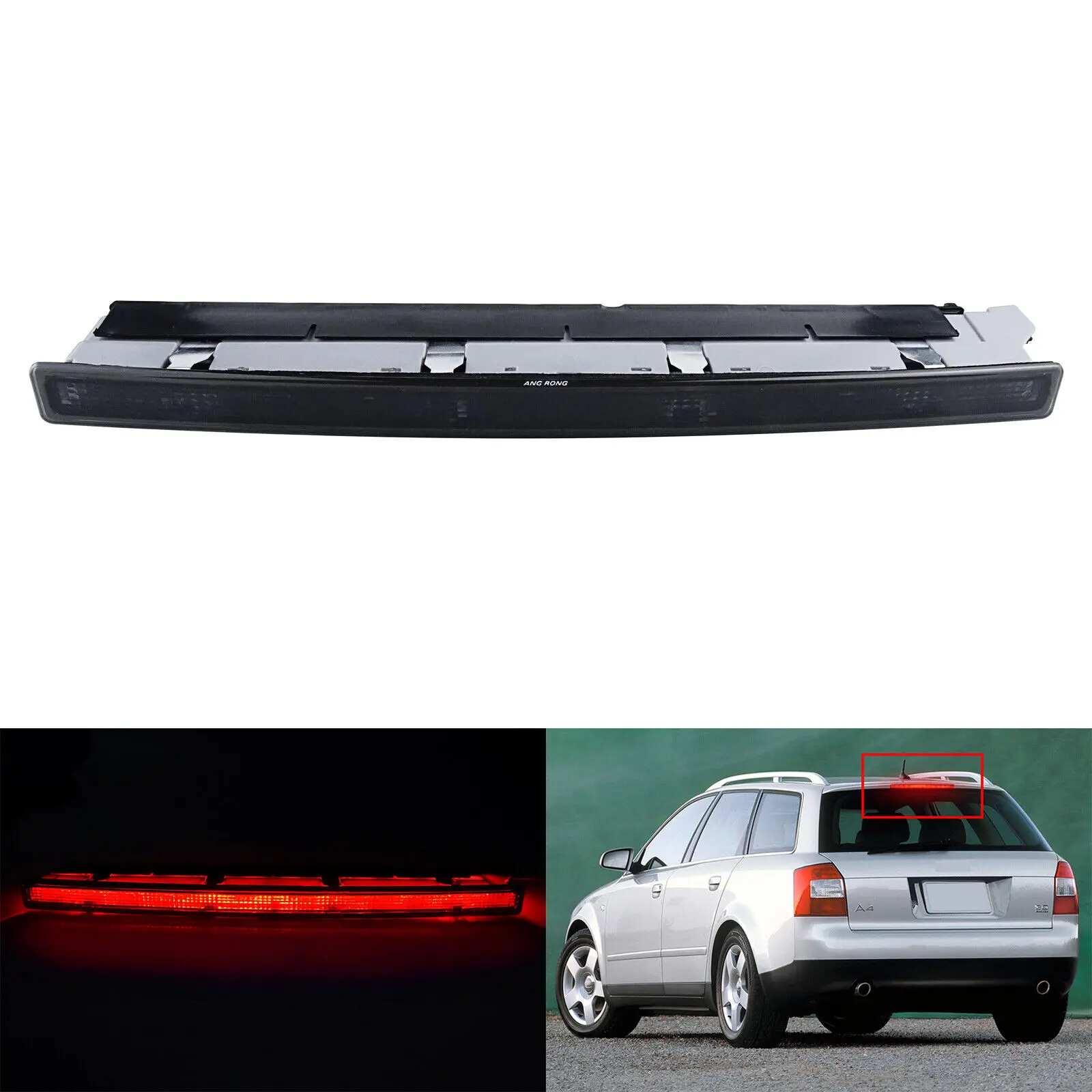 

1x 3-я светодиодная лампа стоп-сигнала высокого уровня 8E 9945097 Для Audi A4 B6 Avant 01-04