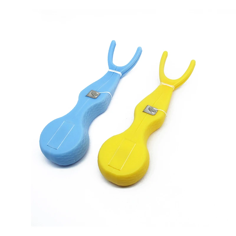 2 в 1 60 м ультра тонкий плоский провод микро воск мятный стоматологический Флоссер