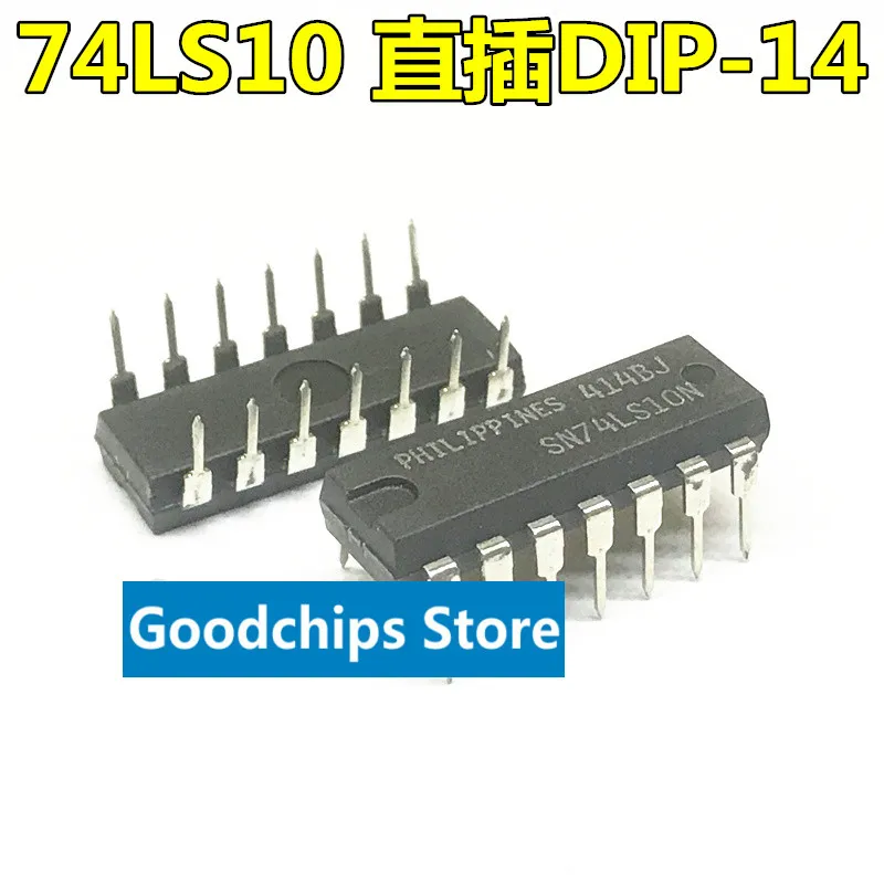 10 шт. SN74LS10N HD74LS10P in-провал линии-14 и инвертор новый импортный точечный DIP14 |