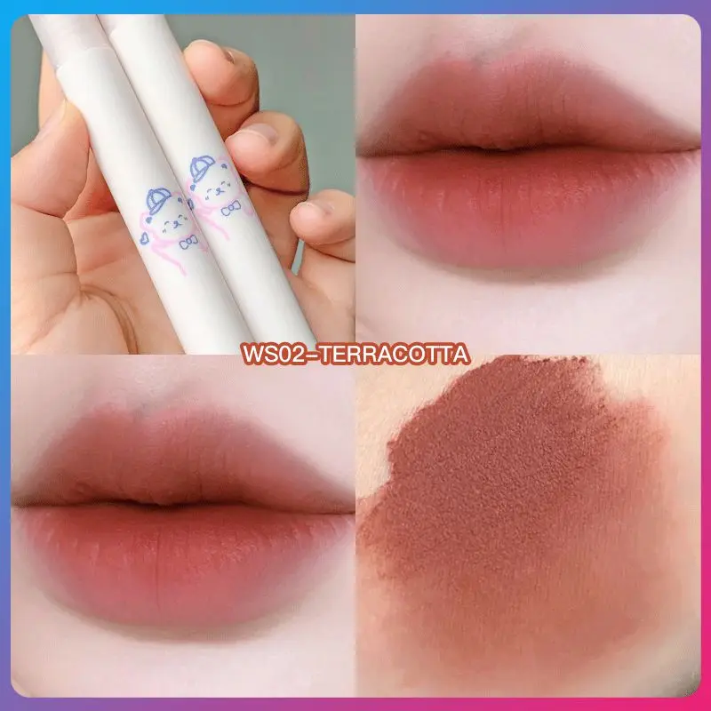 

Gella's Velvet Matte Lipstick Silky Long Lasting Waterproof Non-stick Cup No Fading Rich Color Lip Mud Lip Glaze Lips Cosmetics