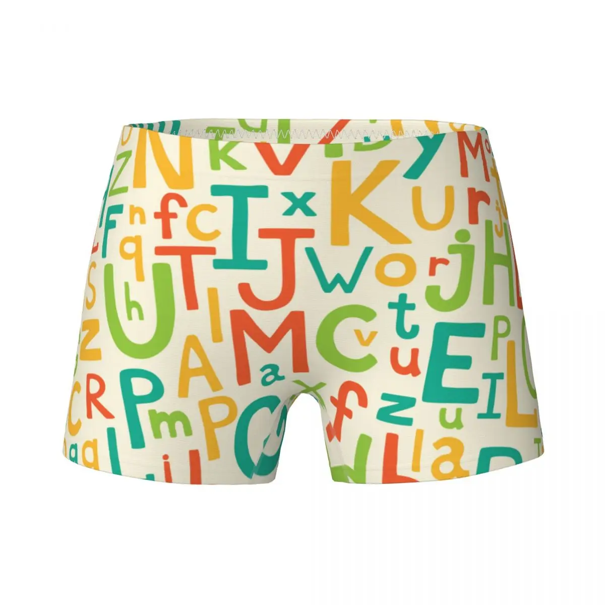 

Vintage Child Girls Underwear Kids Pretty Boxer Briefs Soft Cotton Teenage Panties Graffiti Letters Underpants For 4-15Y