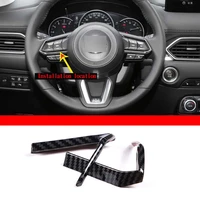 for mazda cx 5 cx 9 artezencocella 2017 2022 abs steering wheel trim sticker car styling interior modification accessories