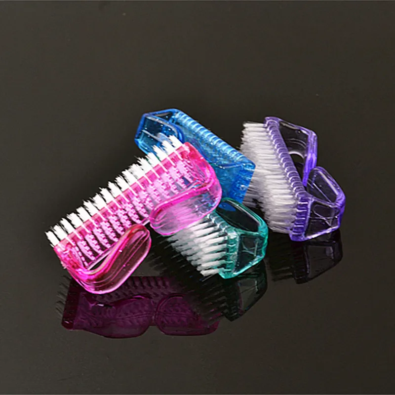 

1pcs Large 8.2cm Plastic Manicure Pedicure Brush Nail Cleaning Tools Soft Remove Dust Makeup Brushes Nail Care Accessories