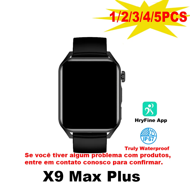 Смарт-часы X9 Max Plus Bluetooth напоминание спортивные настоящие IP67 водонепроницаемые