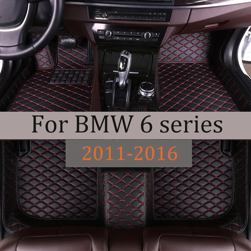 

Car Floor Mats For BMW 6 Series Sedan F06 650i 640i（Four Doors）2011 2012 2013 2014 2015 2016 Custom Automobile Carpet Rugs