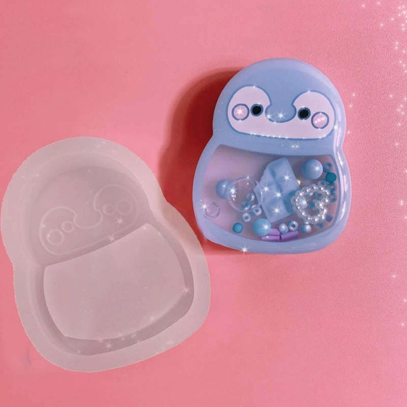 

Силиконовая форма в виде пингвина с зыбучим песком, подвеска для брелока, форма для украшения ручной работы