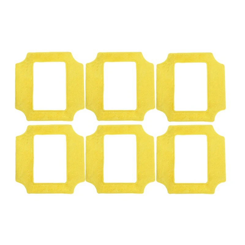 6 шт. универсальные квадратные салфетки для чистки окон