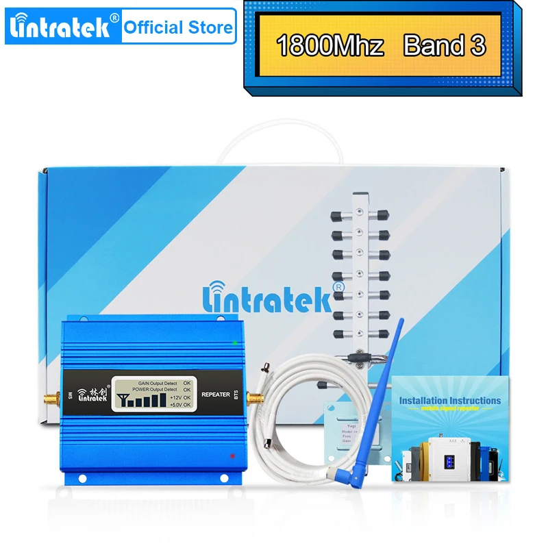 Усилитель сигнала Lintratek 4G LTE 1800 МГц GSM | Мобильные телефоны и аксессуары