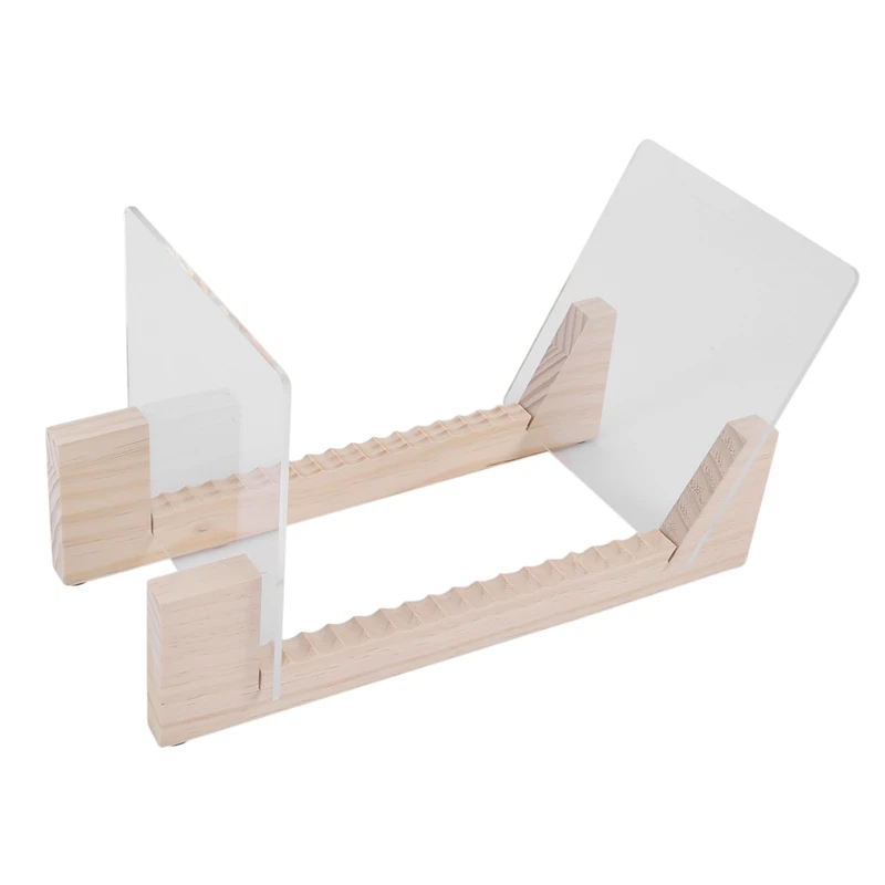 

Vinyl Record Storage Holder,Acrylic Ends,Display Your Singles And Lps In This Modern Portable Rack Unit