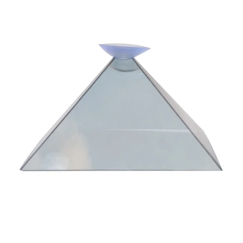 

3D Hologram Pyramid Display Projector Video Stand Universal For Smartphone