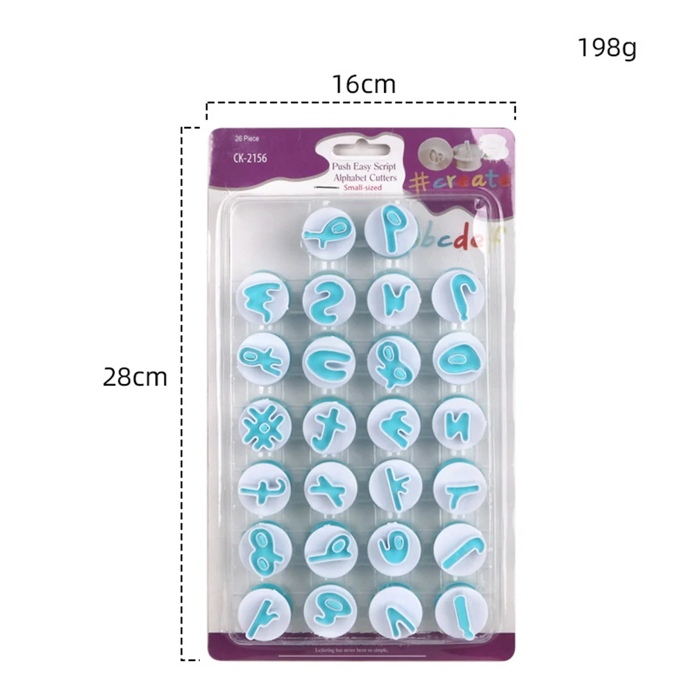 

1set Spring Press Biscuit Mold Number/Letter Plastic Cake Decorating Kit Tool Kitchen Baking Pastry Accessories