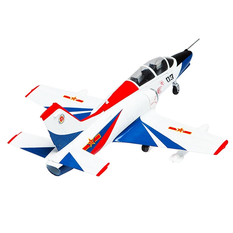 

-1/48 K8 Trainer Airplane Model,Simulation Static Diecast Plane Model Kids Toys Collection Model Airplane