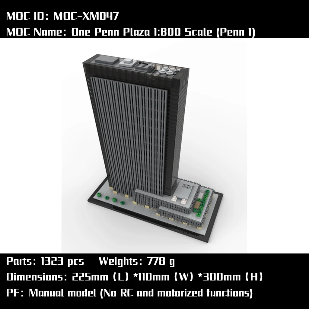 Женская модель в масштабе 1:800 с PDF-рисунком строительные блоки кирпичи игрушки