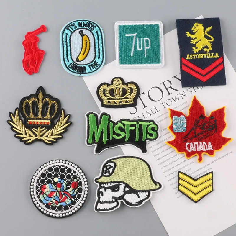 

Embroidery Badges Alphabet Clothing Accessories DIY Handmade Accessories Embroidery Custom Cloth Label Cloth Stickers