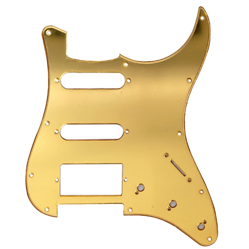 

Mirror Guitar Pickguard 11 Holes ST SSH Guitar Scratch Plate with 11Pcs Pickguard Screws for FD ST Guitar Accessories