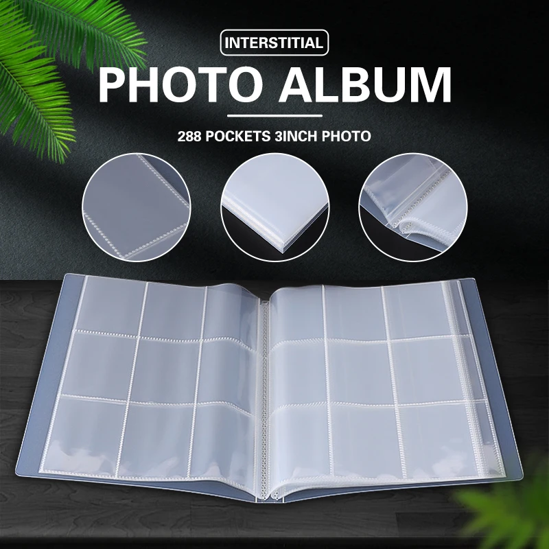 

288 396 Instax mini Polaroid Corporation album small card ticket card holder 3Inch transparent album large capacity album binder