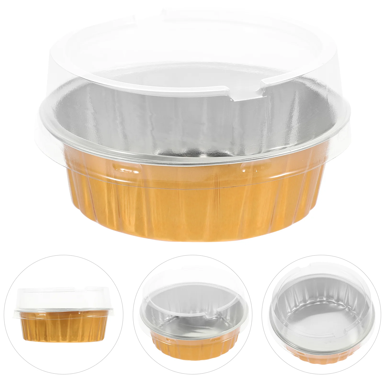 

10 Sets Cupcake Baking Cups Cupcake Cup Aluminum Foil Cups Muffin Baking Cups Molds