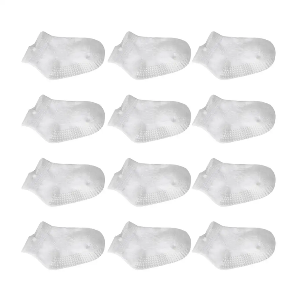 

6 Pairs Color Random Baby Cotton Socks Breathable Elastic Infant Toddler Crew Socks Splice Color Girl 3-5 Years Old