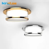 luxury gold crystal led downlight high brightness 5w 7w 9w 12w recessed ceiling lamp ac110 220v living room corridor spot light