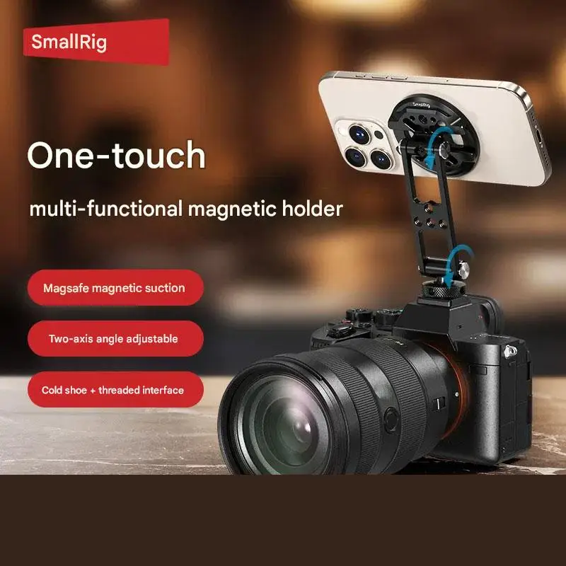 Фото Крепление SmallRig для холодного крепления, держатель MagSafe для телефона, кронштейн для селфи-камеры и монитора 5156/5155/5157 Новинка №2