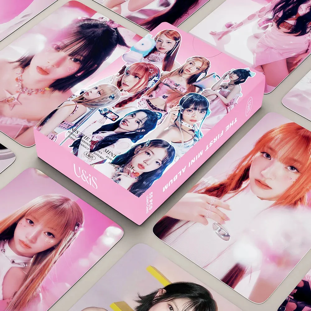 55 шт./компл. UNIS Idol Girl новый альбом CURIOUS Lomo Cards HD Printd фотокарточки Yoona Hyeonju Yunha Dangca Seowon