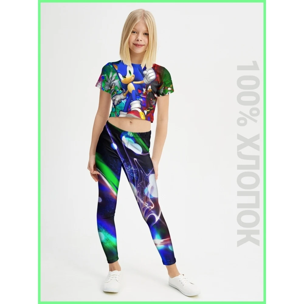 Спортивный костюм для девочки FortyFour GSS040 синий хлопок 100% |