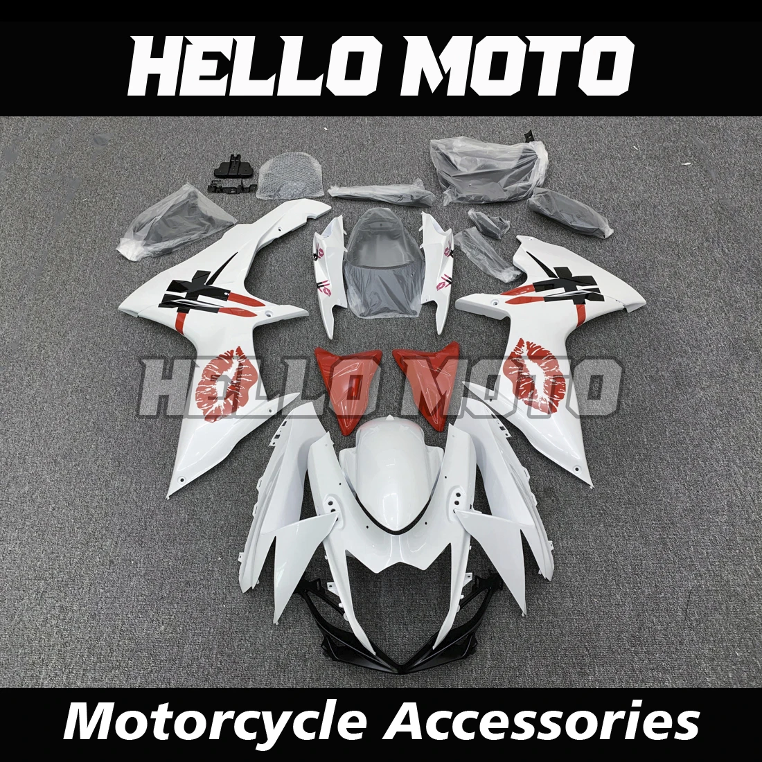 

For Suzuki GSXR600 GSXR750 GSXR 600 GSXR 750 2011-2021 motorcycle fairings accessories L1 L2 L3 L4 L5 L6 L7 L8 L9 Bodywork set