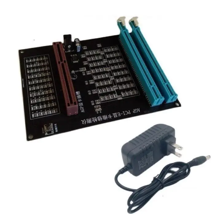 Фото Новый тестер для ремонта видеокарт AGP PCI-E с подсветкой и креплением для тестирования №2