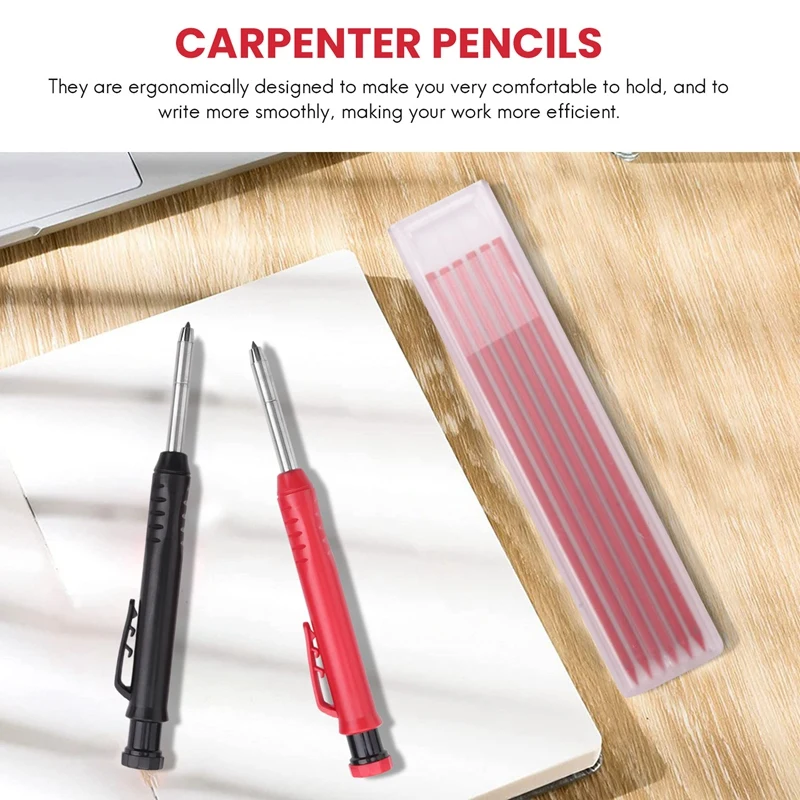 ГОРЯЧАЯ ПРОДАЖА 2 шт. набор плотницких карандашей твердый плотницкий карандаш