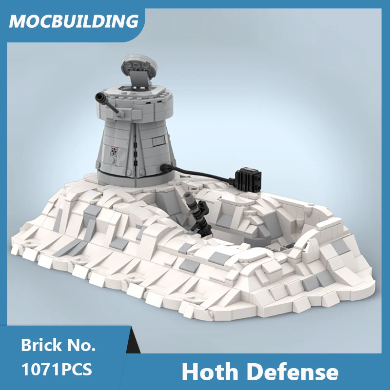 

Строительные блоки MOC, сборные блоки для самостоятельной защиты от огромных AT-AT, кирпичи из фильмов «Космические войны», игрушки, подарки, 1071...