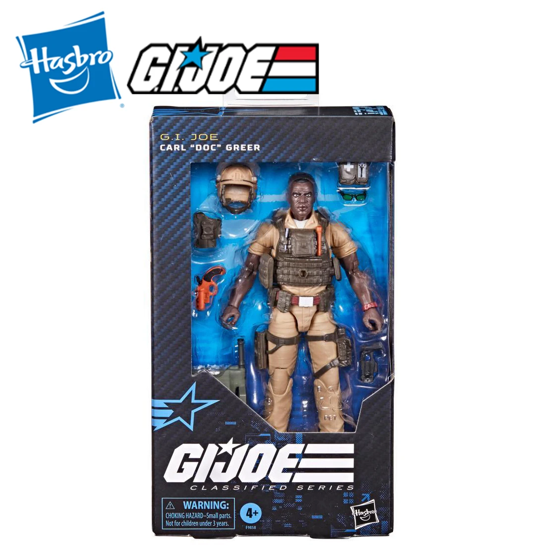 Оригинальный Хасбро Г.И. Серия Joe Classified # 122 Карл &quotДок&quot Грера 6 дюймов