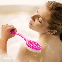 bath brush back body bath shower sponge scrubber brushes with handle exfoliating scrub skin massager exfoliation bathroom brush2