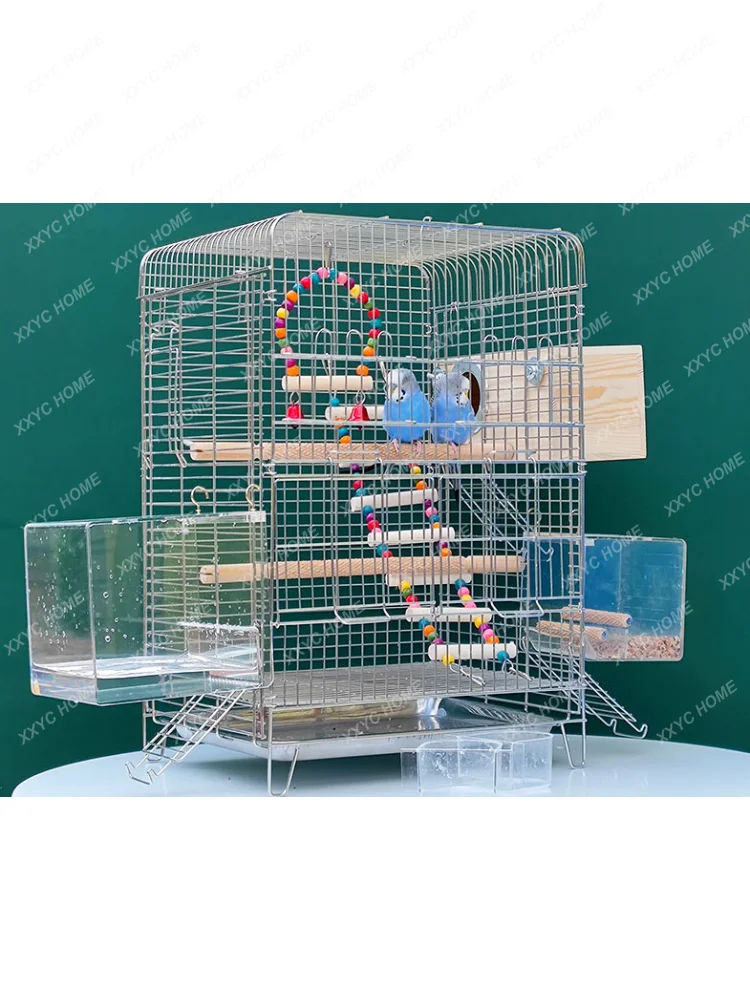 Клетка для птиц из нержавеющей стали Полная коллекция клетка попугаев уточная