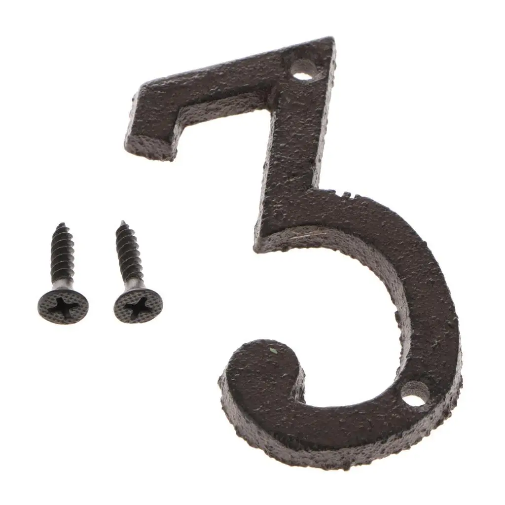 House Address Number Digits Door Sign For Wall Fence