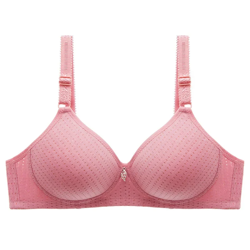 Фото Gobetter Большие размеры 36-44 B/C Бюстгальтеры со сборками для женщин Тонкие чашки Бюстгальтеры без косточек Топы для мам среднего возраста Нижнее белье Сексуальный бюстгальтер Mujer №5