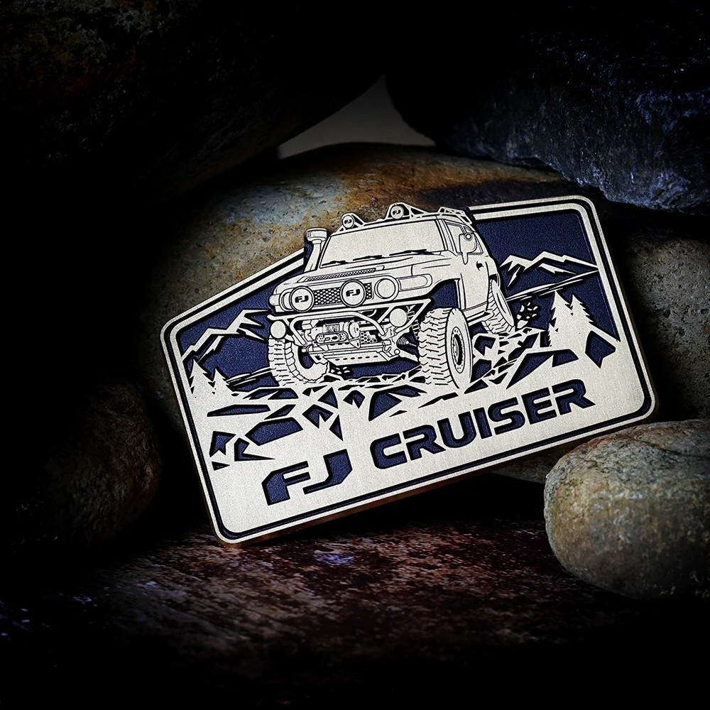 Для Toyota FJ cruiser off-road team metal 3D трехмерный Автомобильный логотип индивидуальная