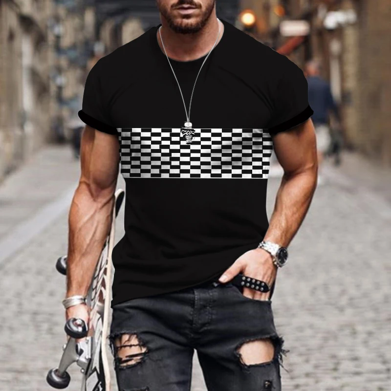 

Summer 2022 Hot Products: Men's Shirts, 3D Printing, Elegant Striped Plaid Shirts, Fashion Street Casual, High Quality Men's Rou