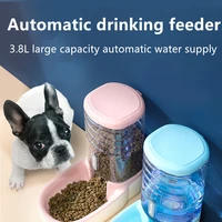 pet cat automatic feeders large capacity cat water fountain plastic dog water bottle feeding bowls water dispenser for cats
