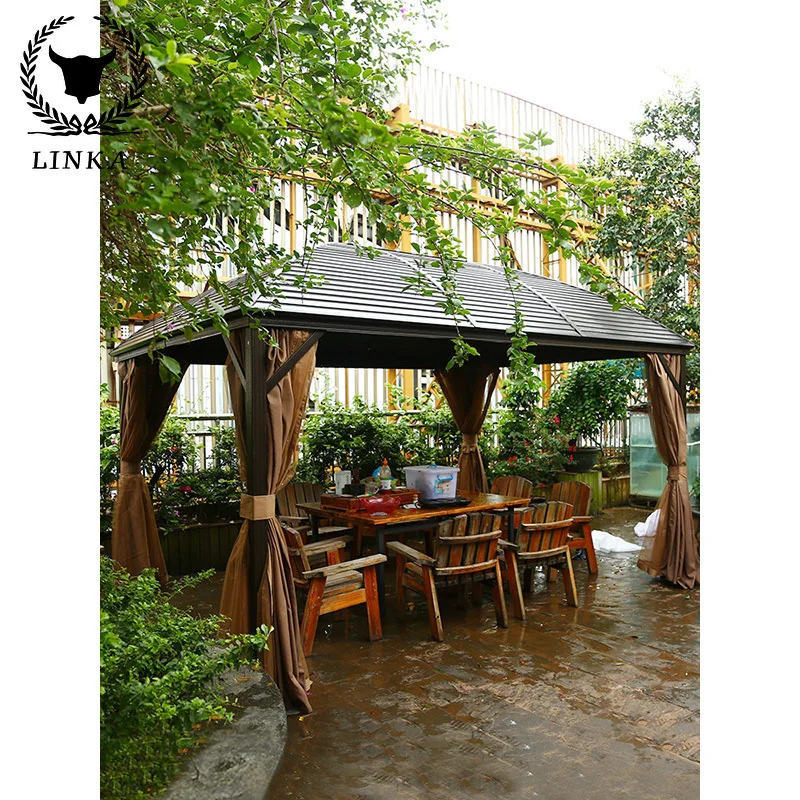 

Hot 4x3 Outdoor Aluminium Hardtop Gazebo